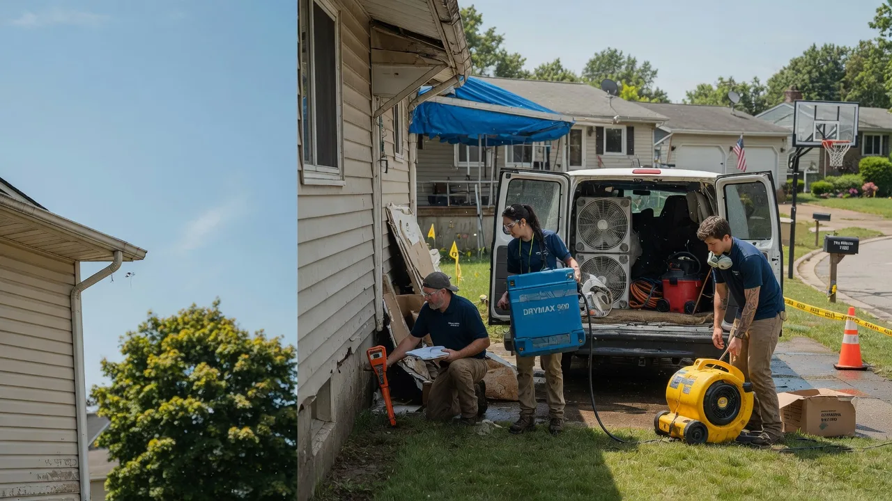 Ceiling Leak Cleanup in Ney, OH near me